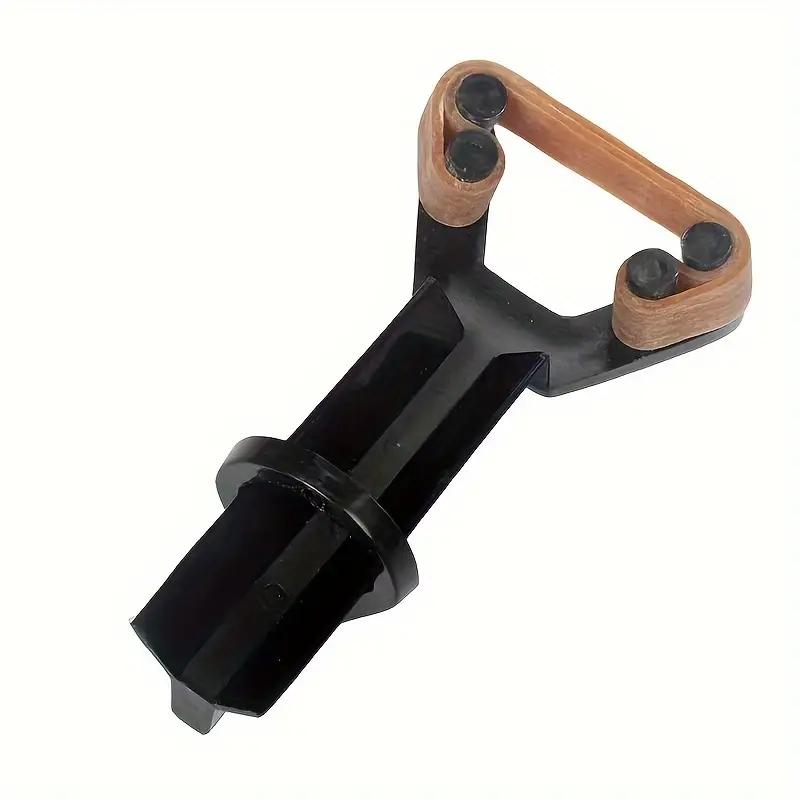 Adjustable Billiard Cue Head Tool with Y-Shaped Clamp, Durable Cleaning & Replacement Kit for Professional & Amateur Players