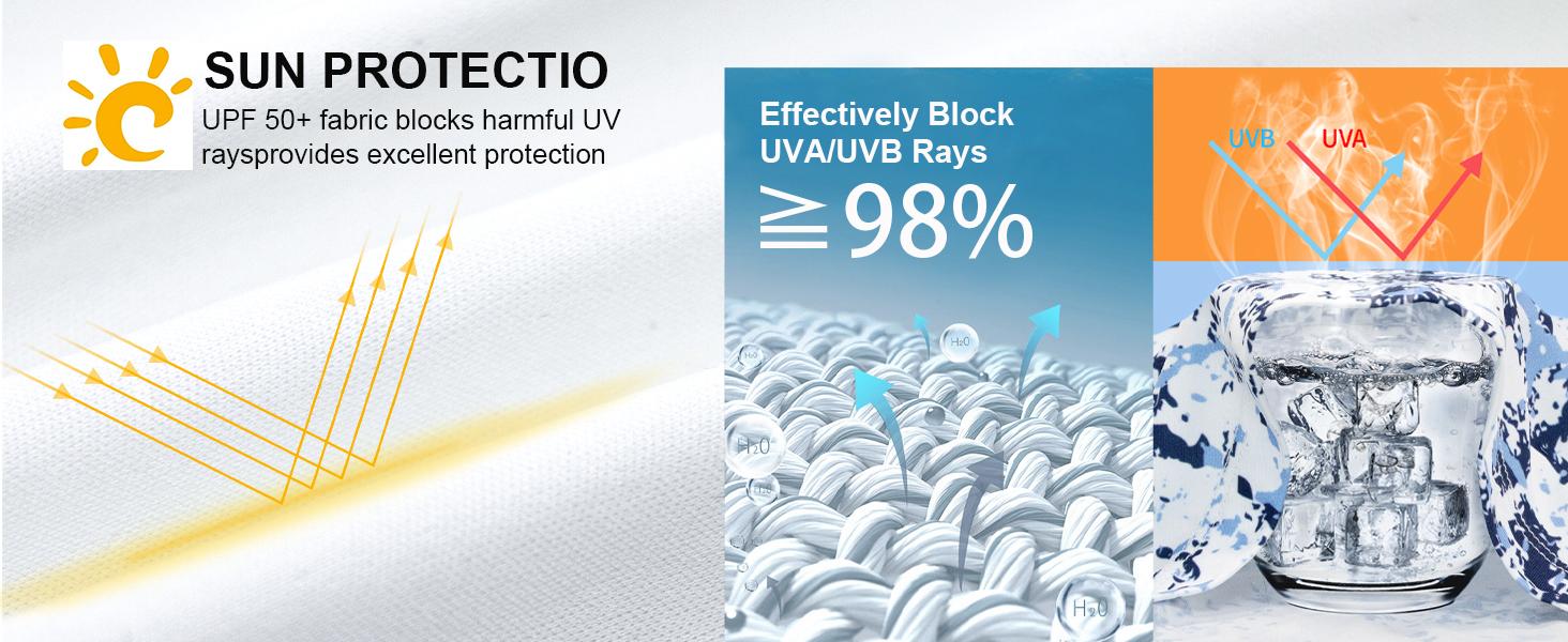 WELIGU Men's UPF 50+ Sun Protection Hoodie Shirt Long Sleeve SPF Fishing Outdoor UV Hiking Lightweight Shirts