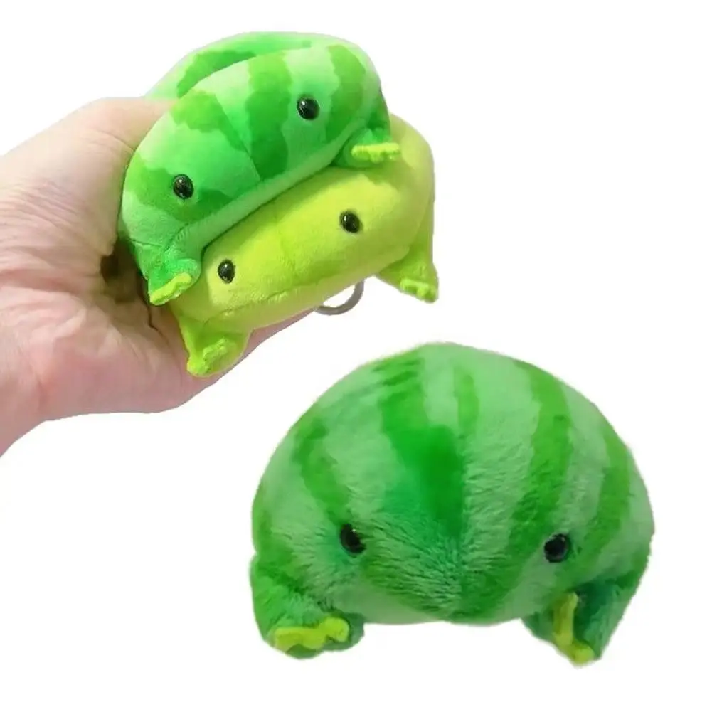Kawaii Green Frog Plush Toy Soft Stuffed Animal Froggy Plushie Anime Cartoon Frog Pendant Cute Room Decor Gift for Kids