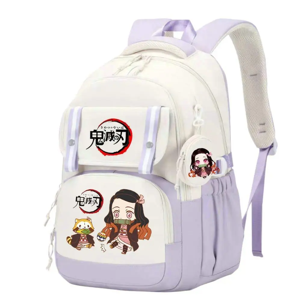 2026 New hot item   Demon Slayer nezuko kamado Backpack Print Capacity Lightweight Daypack Schoolbag Girl Casual Travel Commute Bag