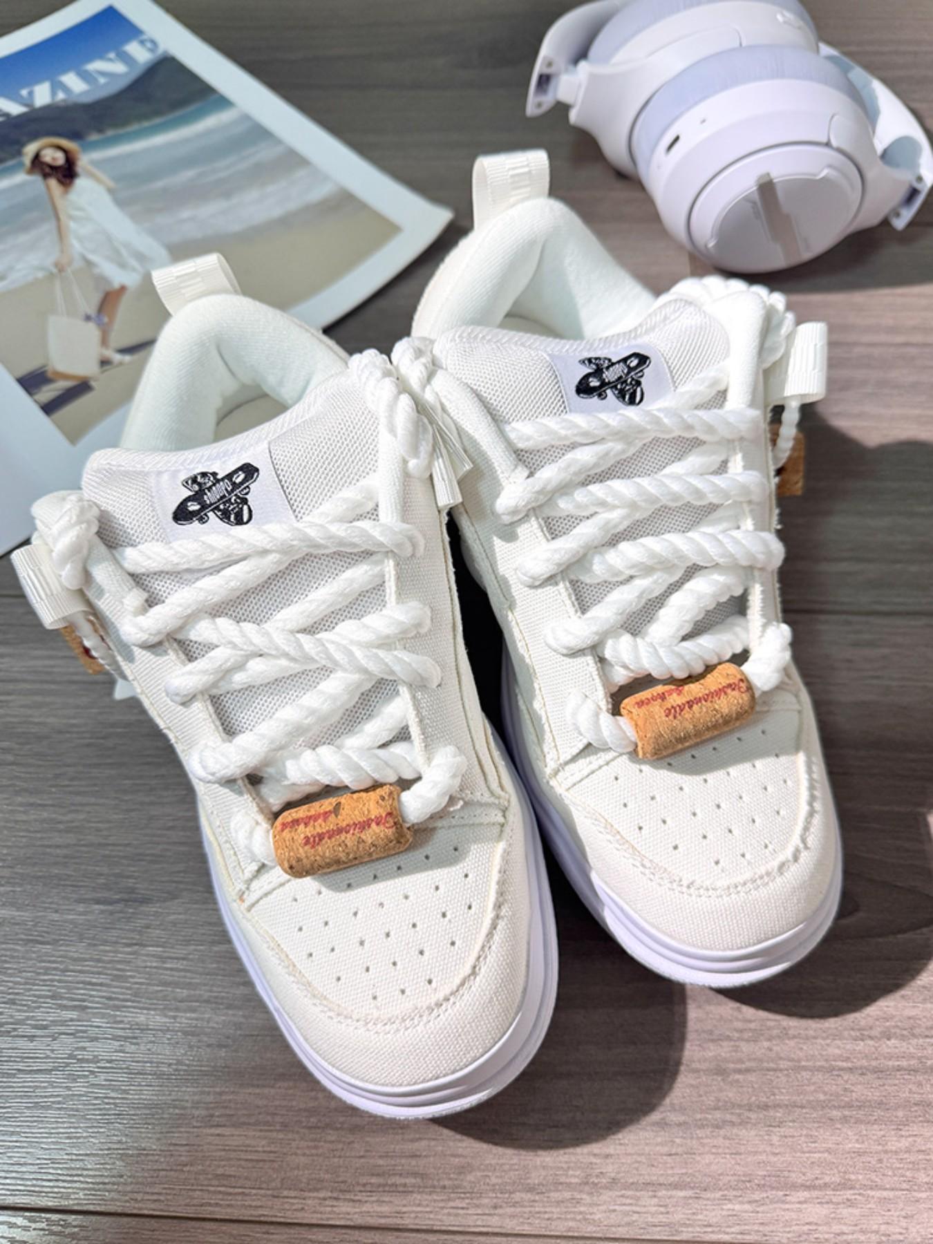 Men's Canvas Shoes, Fashionable Breathable Sneakers, Low Top Casual Shoes, Non-Slip Durable Sole, Size 50, Daily Wear Comfort