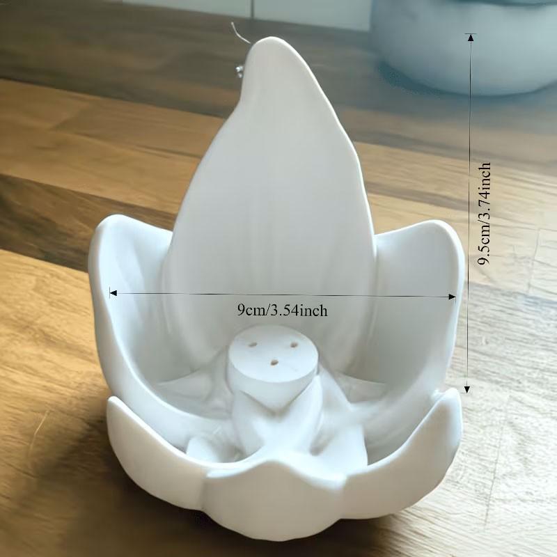Creative Lotus-Shaped Diffuser, Household Scented Home Fragrance Decor, Aids Mood Regulation, Air Purification, Sleep Aid, Meditation, Yoga Essential Tool