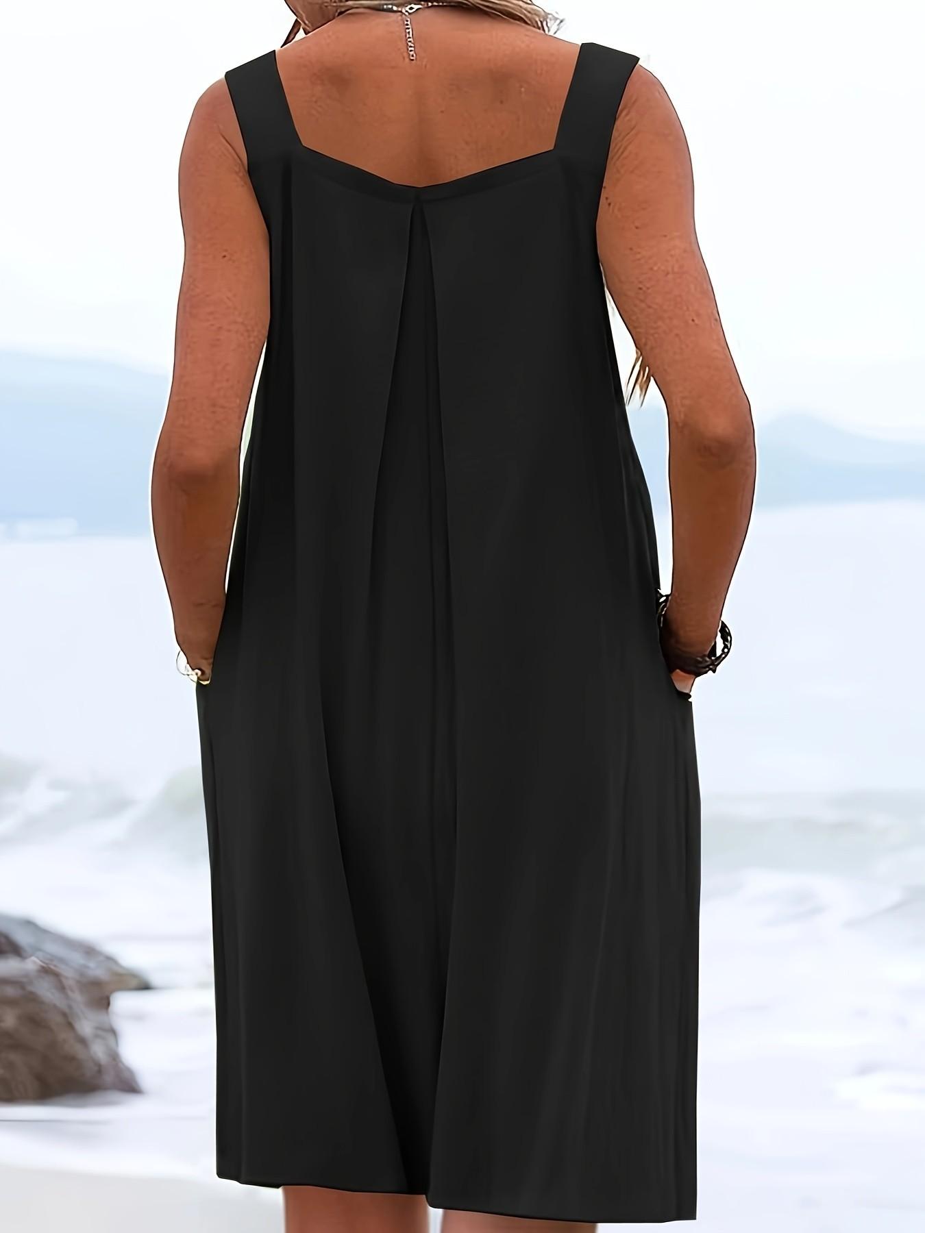 Women's Plus Size Casual Fashion Wide Leg Shorts, Loose Fit Belted Overall Pants with Button Pockets, 10 Colors Available