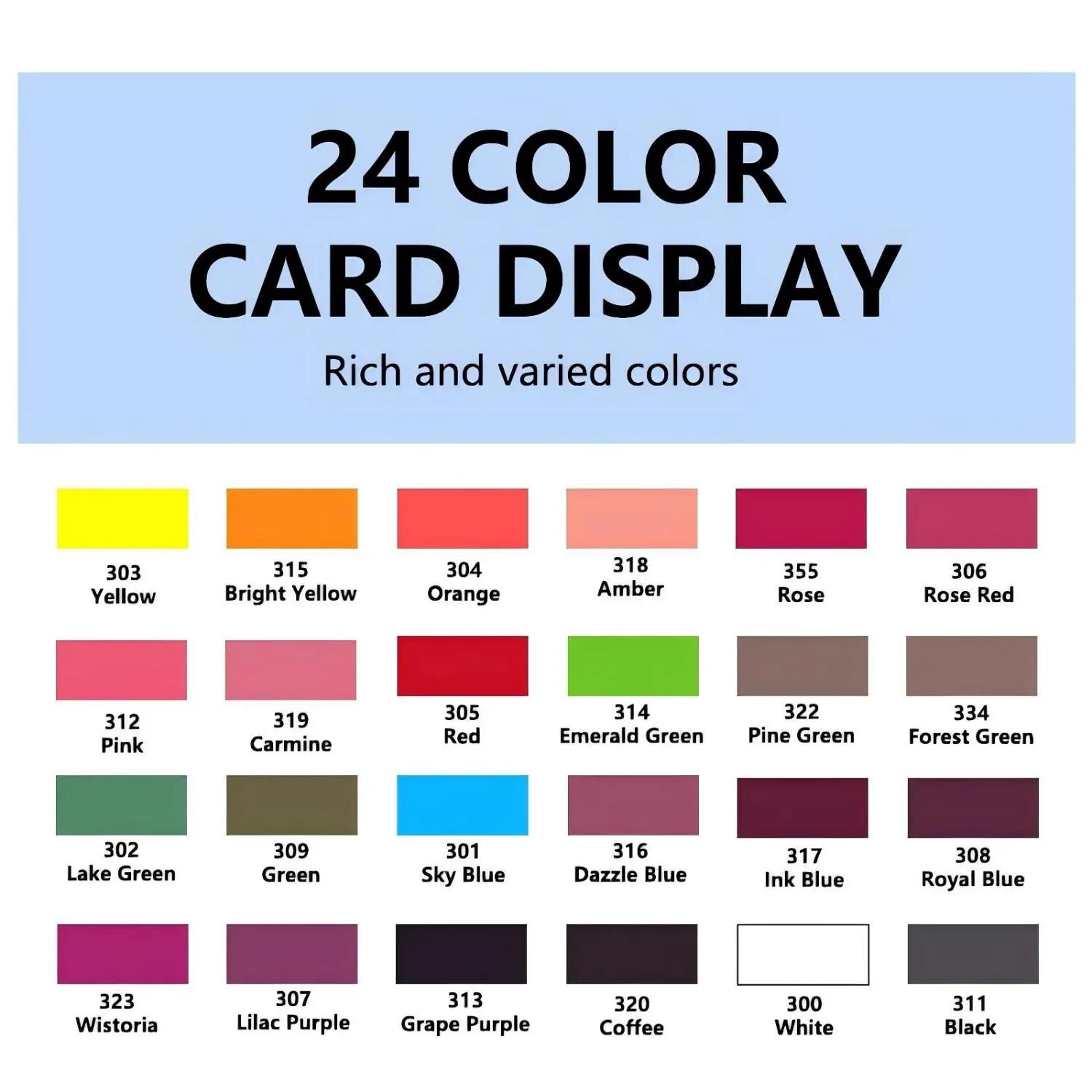 Acrylic Paint Markers Set, Acrylic Art Kit, Automatic Ink Control Soft Brush Tip Acrylic Paint Pens for Wood Rock Glass Canvas Stone Fabric Metal Ceramic DIY Art Supplies, Back to School, Halloween, Gift, Customizing my shoes/phone case, Art Color Set