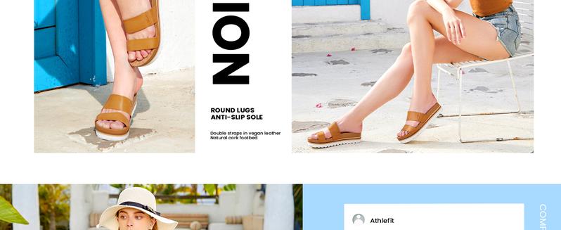 Athlefit Women's Summer Two Strap Platform Slide Sandals Comfortable Beach Arch Support Footbed Sandals for Women Girl Footwear Shoe Walking Shoes