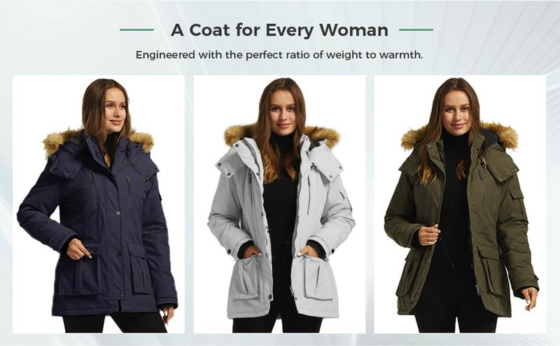 Women's Quilted Winter Coat Warm Puffer Jacket Thicken Parka with Removable Hood giftideas christmasgift Women's Quilted Winter Coat Warm Puffer Jacket Thicken Parka with Removable Hood giftideas christmasgift