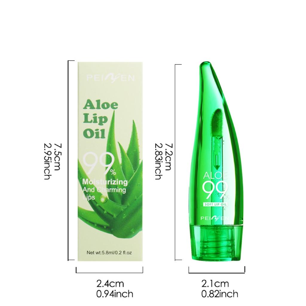 Aloe Vera Temperature-Sensitive Lip Gloss, Long-Lasting Moisturizing Lip Oil, Perfect Gift for Mother's Day and Valentine's Day