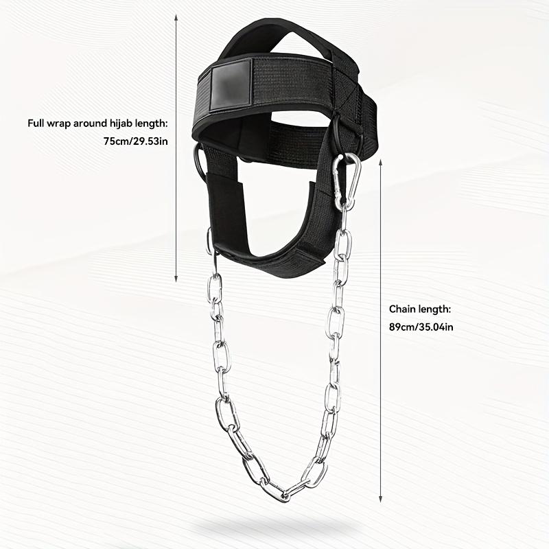 Adjustable neck strap, suitable for weight training, neck strengthening and resistance training, weightlifting headband, very suitable for fitness enthusiasts, essential for fitness, Workout Equipment