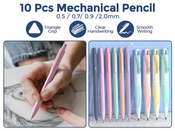 Nicpro 78 PACK Aesthetic School Supplies with Cute Pen Case, Pastel Highlighters, Ink Gel Pens, Mechanical Pencils, Ballpoint Pen for Student Stationary, ideal Christmas gifts