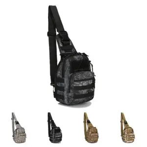 Tactical Backpack, Waterproof Military Cross-body Sling Shoulder Backpack Chest Bag for Outdoor Every Day Carry,Multifunctional Lure Fishing & Cycling Shoulder Bag