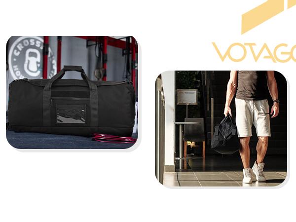 VOTAGOO 130L Travel Duffle Bag Large Capacity Waterproof Full-Access Opening Foldable Military Backpack Travel for Outdoor Camping Hunting Weekender Gym Traveling Workout Deployment