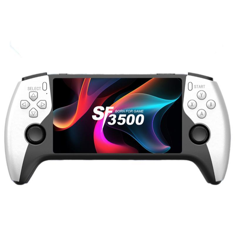 Sf3500 Retro Portable Handheld Console, Compact 5 Inch IPS HD Screen, Dual Joysticks, Compatible with Multiple Arcade Simulators, Ideal for Gaming Lovers