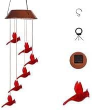 Solar Cardinal Bird Bell Lights, Outdoor Garden Yard Decoration, Suitable for Christmas, Halloween, Family Party Night Garden Decoration Valentine's Day Gift SummerVibes Solar Cardinal Bird Bell Lights, Outdoor Garden Yard Decoration, Suitable for Christmas, Halloween, Family Party Night Garden Decoration Valentine's Day Gift SummerVibes
