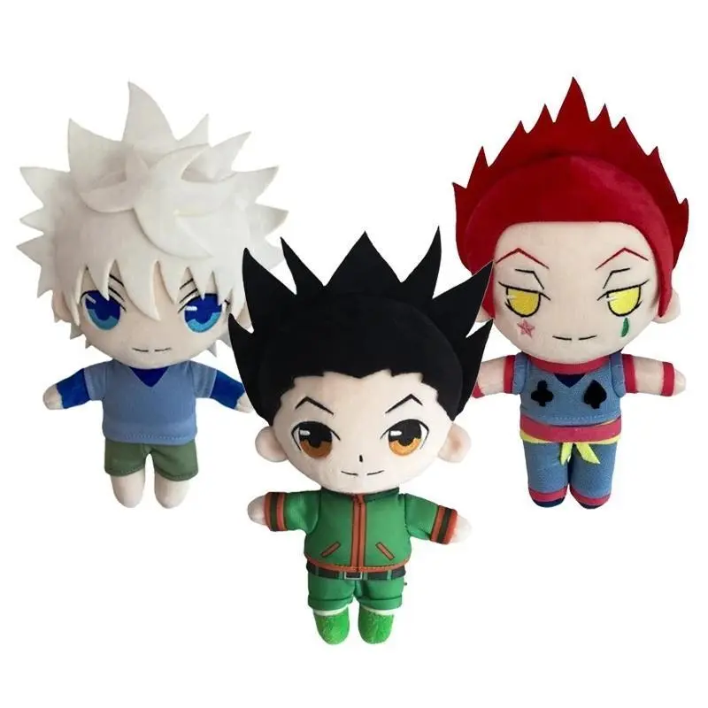 2026 Hot selling toys Anime Hunter X Hunter Plush Doll Toy Hisoka Killua Zoldyck Cute Soft Stuffed Pillow Kids Gift 20cm Internet-famous toy