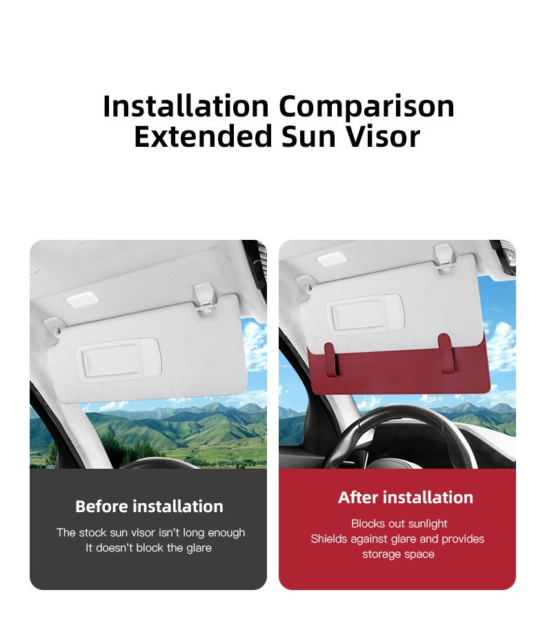 Car Sunshade Extender Plate Storage Clip Glasses Clip For Great Wall GWY WEY TANK 300 500 700 400