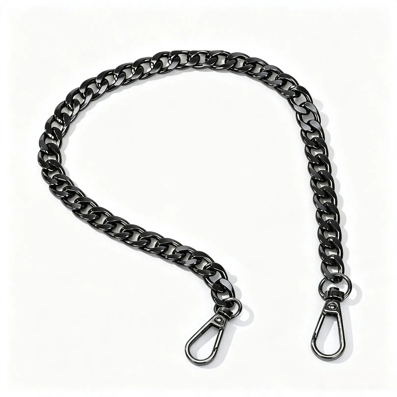 Alloy Crafted Punk Pant Chain - Fashion Waist Decor Accessory, Multi-Size Classic All-Match Streetwear Ornament, Vintage Aesthetic Metal Chain for Jeans Outfit, Easy Attach, Party Ready Collectible, Street Punk