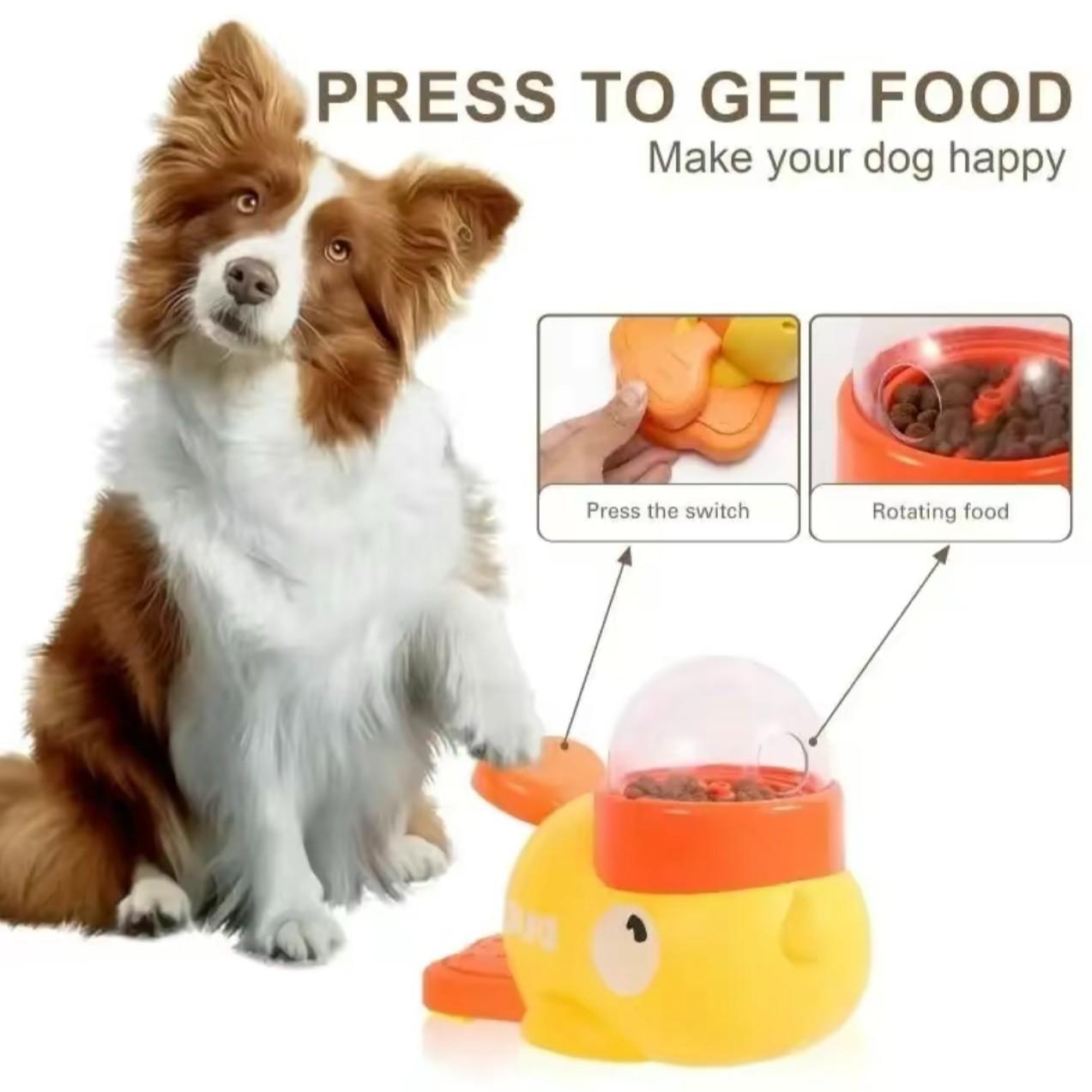 2-in-1 Interactive Cat Puzzle Treat Dispenser Toy Supplies, Duck-Shaped Food Slow Feeder for Cats and Small Dogs, IQ Enrichment, IQ Training and Exercise Dried Treats 8.6 Inches 2-in-1 Interactive Cat Puzzle Treat Dispenser Toy Supplies, Duck-Shaped Food Slow Feeder for Cats and Small Dogs, IQ Enrichment, IQ Training and Exercise Dried Treats 8.6 Inches