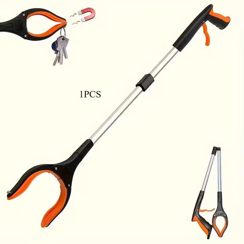 Multifunctional Thickened Garbage Picker, Foldable Trash Clamp, Durable Aluminum Alloy Waste Grabber, Ideal for Cleaning, Convenient, Portable