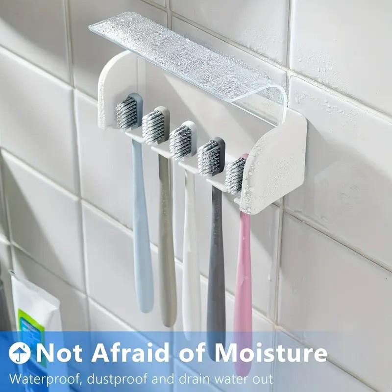 ⚠️ [Check Description] Wall Mount Toothbrush Holder | Bathroom Rack - (TOOTHBRUSHES NOT INCLUDED)