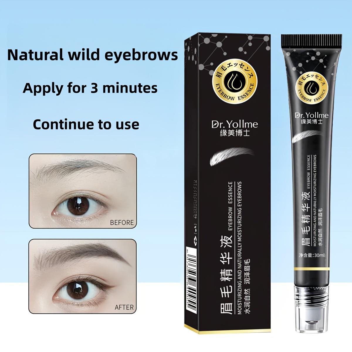 Eyebrow nourishing essence thick and slender mascara, suitable for both men and women, suitable for sparse or broken eyebrows, containing natural ingredients to help absorb, waterproof and durable wild eyebrow cream