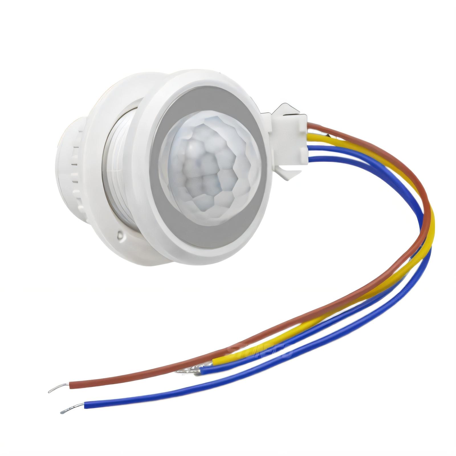 Smart Motion Sensor Switch: Adjustable Delay Timer, Energy-Saving Light Control Module. Indoor/Outdoor Wall-Mounted Infrared Detector for Home Security & Automation.