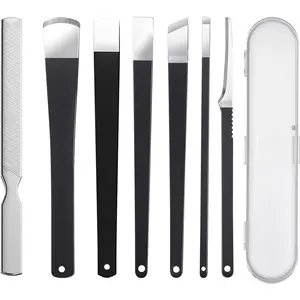 Household daily necessities 7 Pcs Professional Pedicure Tools for Feet, Stainless Steel Ingrown Toenail Removal Blade Kit with File, Toe Nail Knife Set for Men Women,Corn and Rasp Callus Remover Foot Scraper for Dead Skin