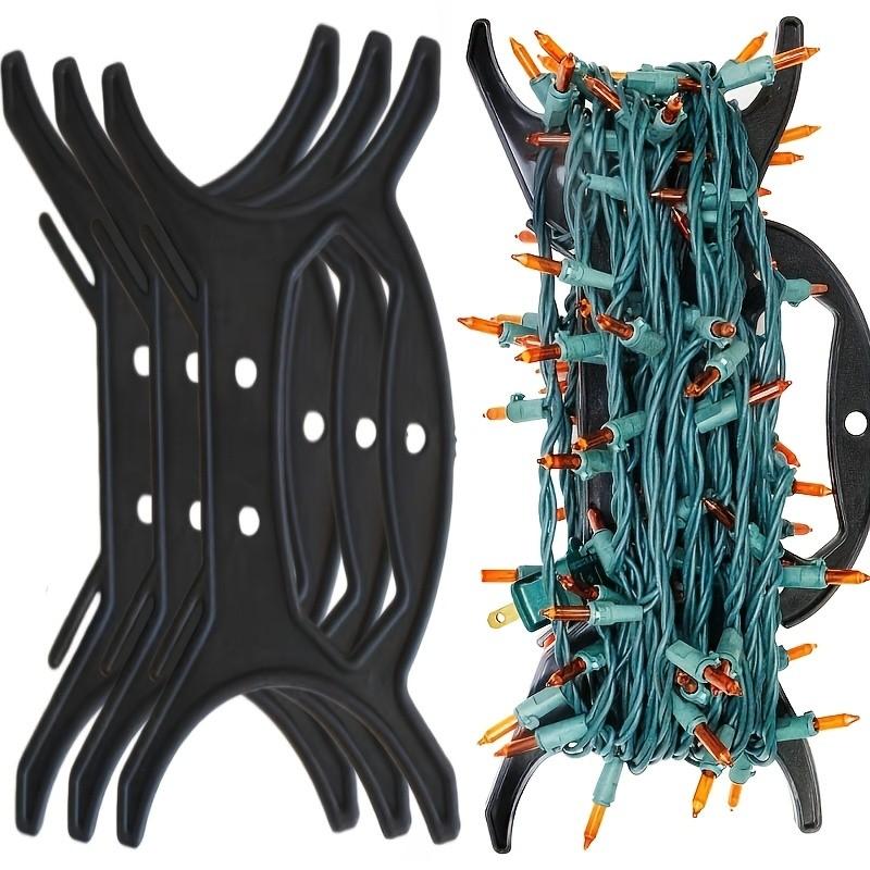 Light Cord Storage Winder Device, Plastic Rope Organizer, Multi-Functional Cord Holder for Christmas Halloween Extension Cords Bead Storage