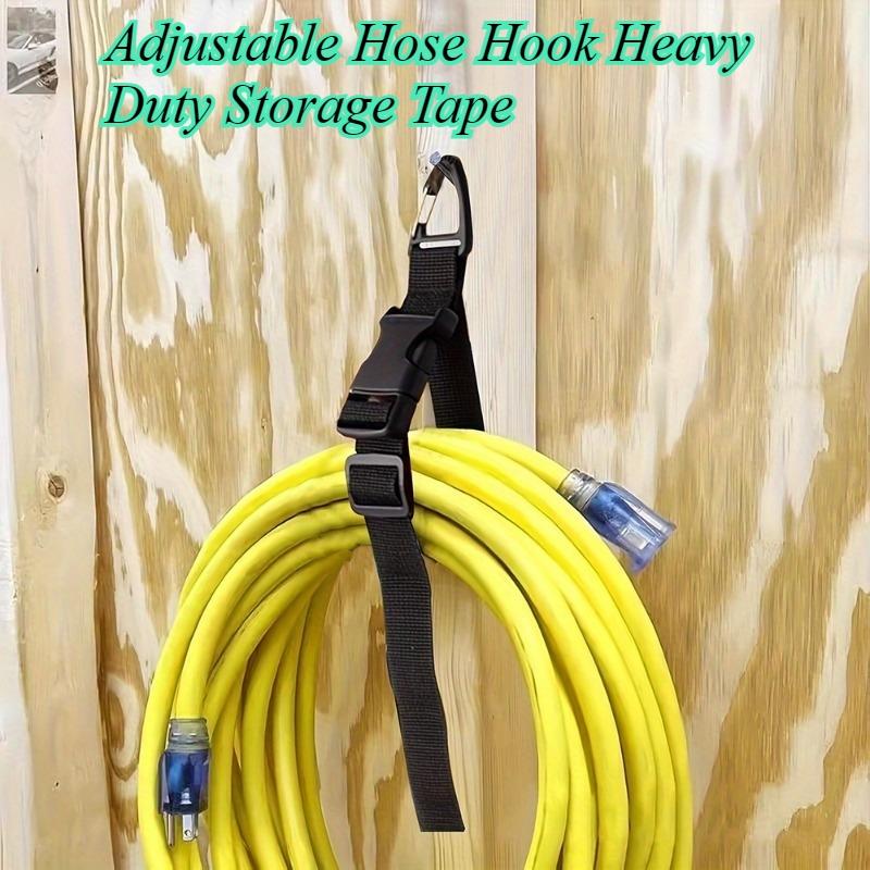 2026style 2pcs Garden Hose Tie Straps, Adjustable Cable Organizer, Garage Storage Hooks, Perfect Gift for Holidays