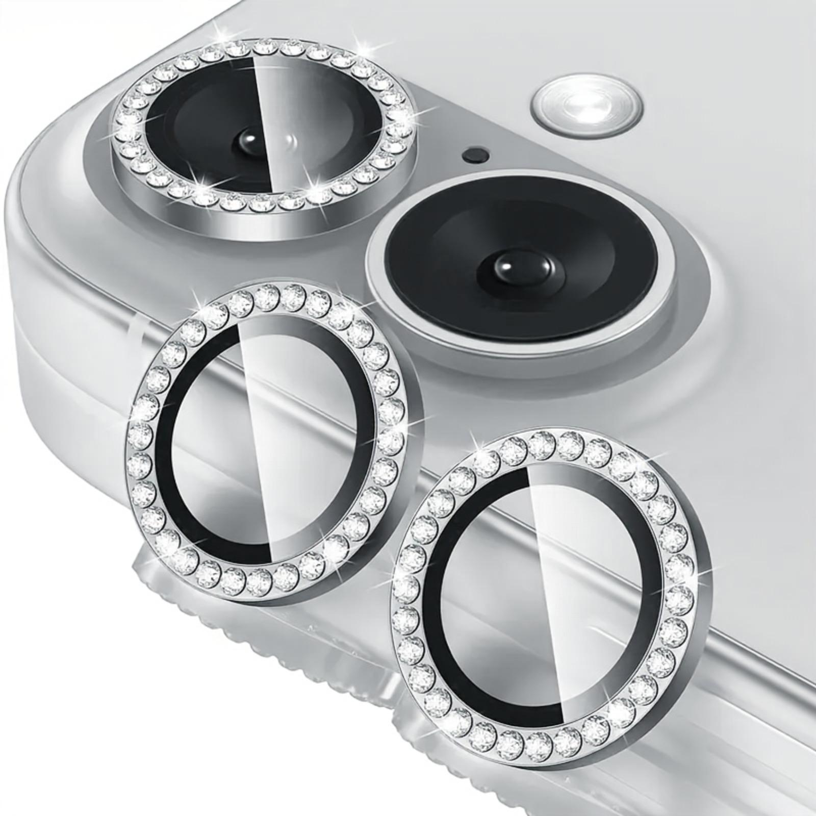 9H Tempered Glass Phone Lens Protector, 1 Set Anti-scratch Phone Lens Protective Film, Phone Accessories Compatible with iPhone 16/16 Plus, Cover