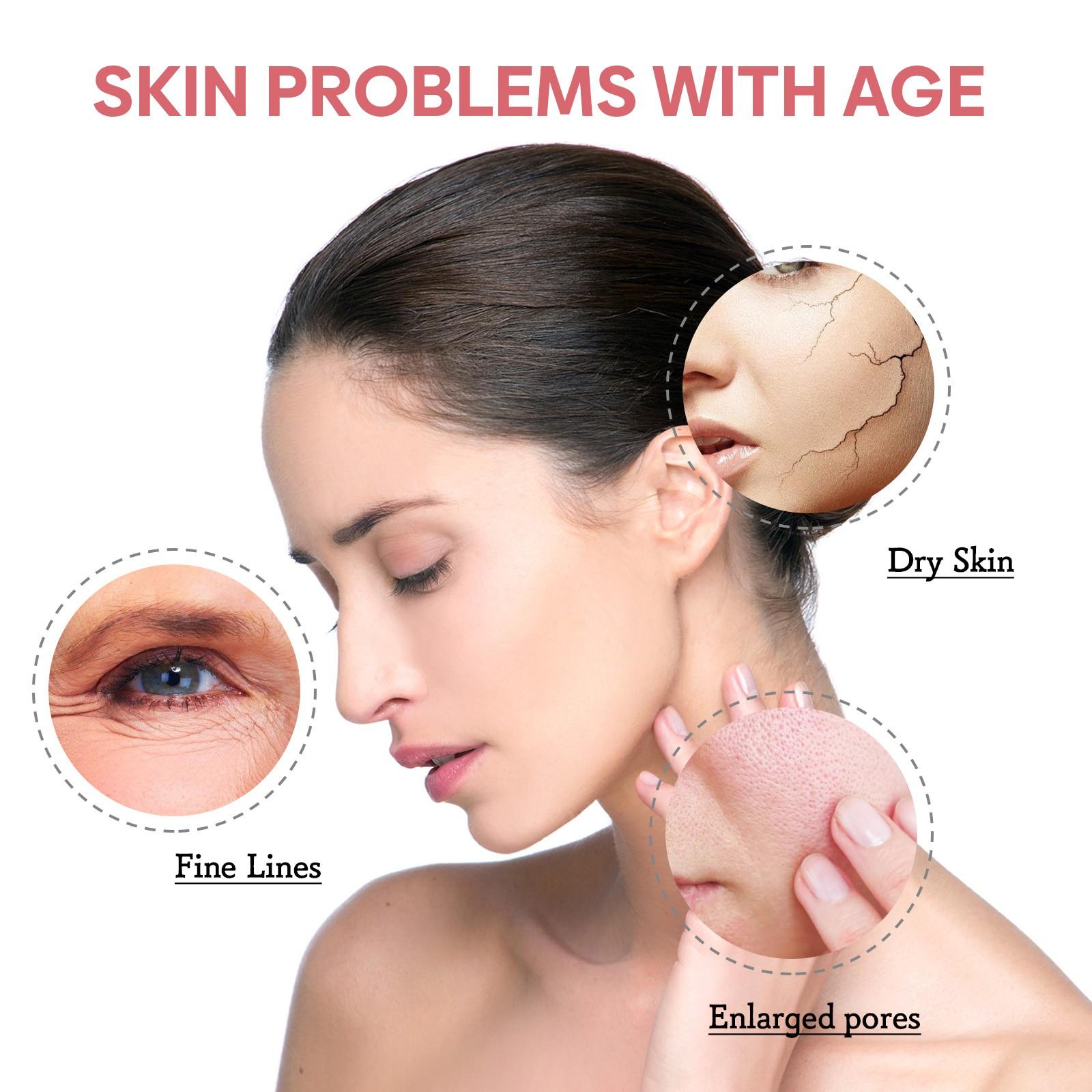 All-in-One 5-in-1 Hydrating Facial Essence, containing collagen, hyaluronic acid, niacinamide, vitamin C and E, suitable for all skin types, fragrance-free facial care.