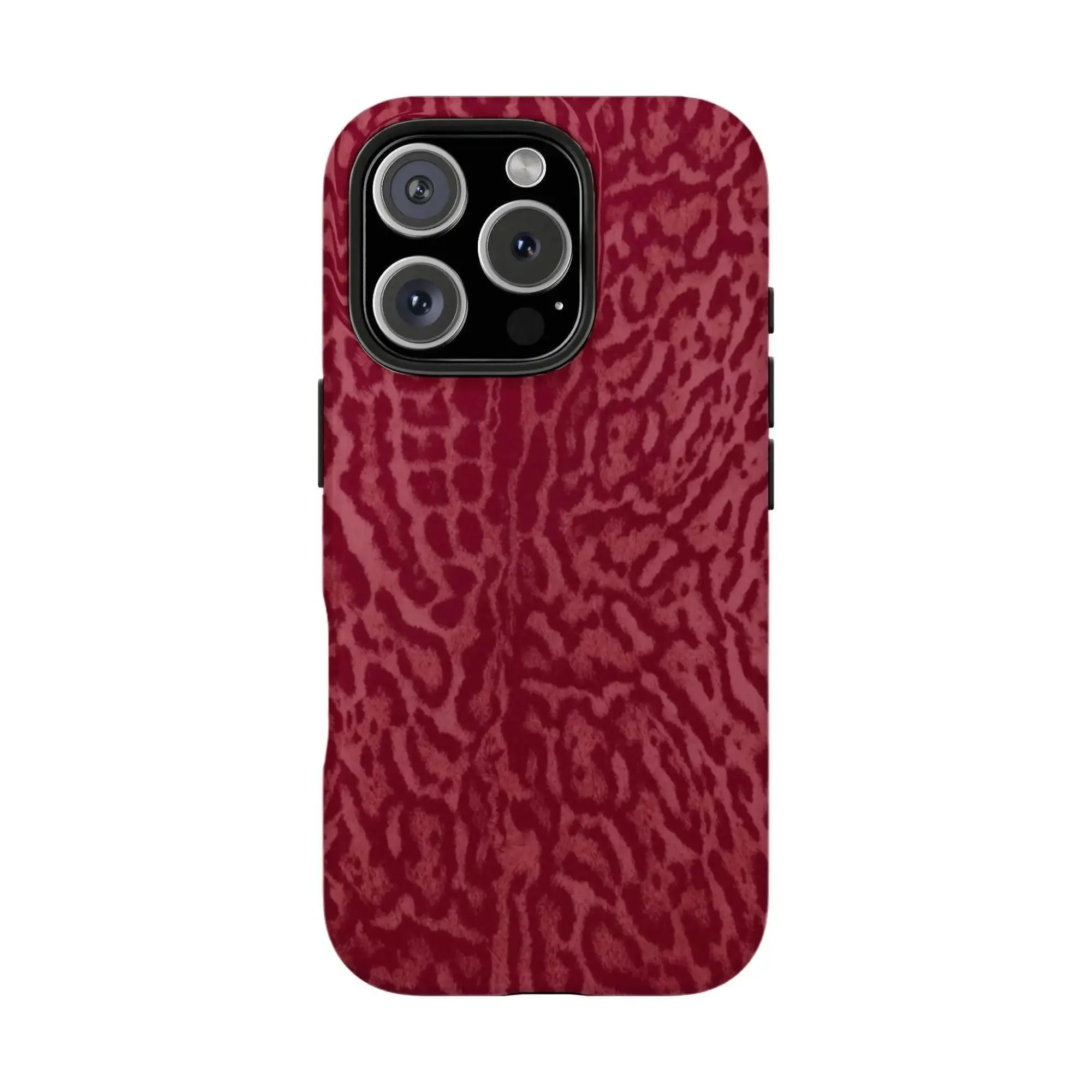 Leopard Print Glossy Film 2-in-1 Smartphone Case - Premium Shockproof Silicone-Polycarbonate TPU Protector for iPhone 17/16/15/14/13/12/11 Pro Max Plus Air, Drop-Resistant Accessory for Handheld Cellphone Devices