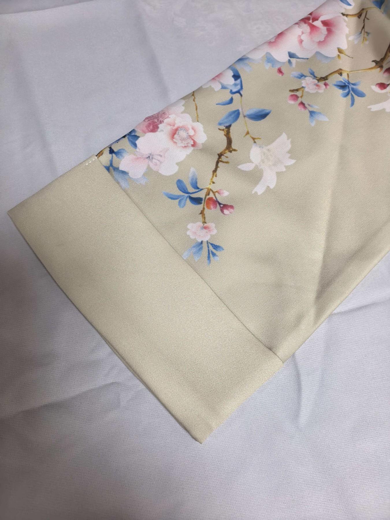 Cross - border Muslim Middle Eastern women's printed long dresses, foreign trade dresses, evening gowns with sequins