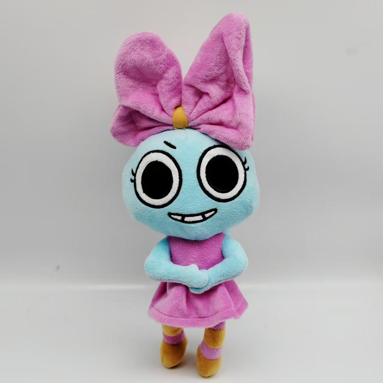 Dandy's World Plush Cute Dandy World Scrap Stuffed Horror Game Goob Pebble Plushie Soft Pillow Doll Children Gifts Doll