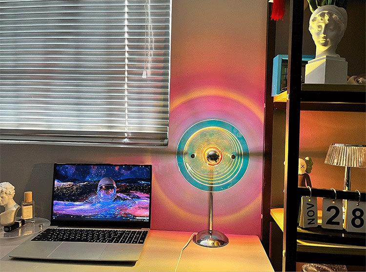 Bauhaus Style Acrylic LED Lamp - 16M Color Smart Mood Light for Bedroom/Studio, Modular Panels with Touch Control, Designer Gift for Him/Her, Creative Led Lighting