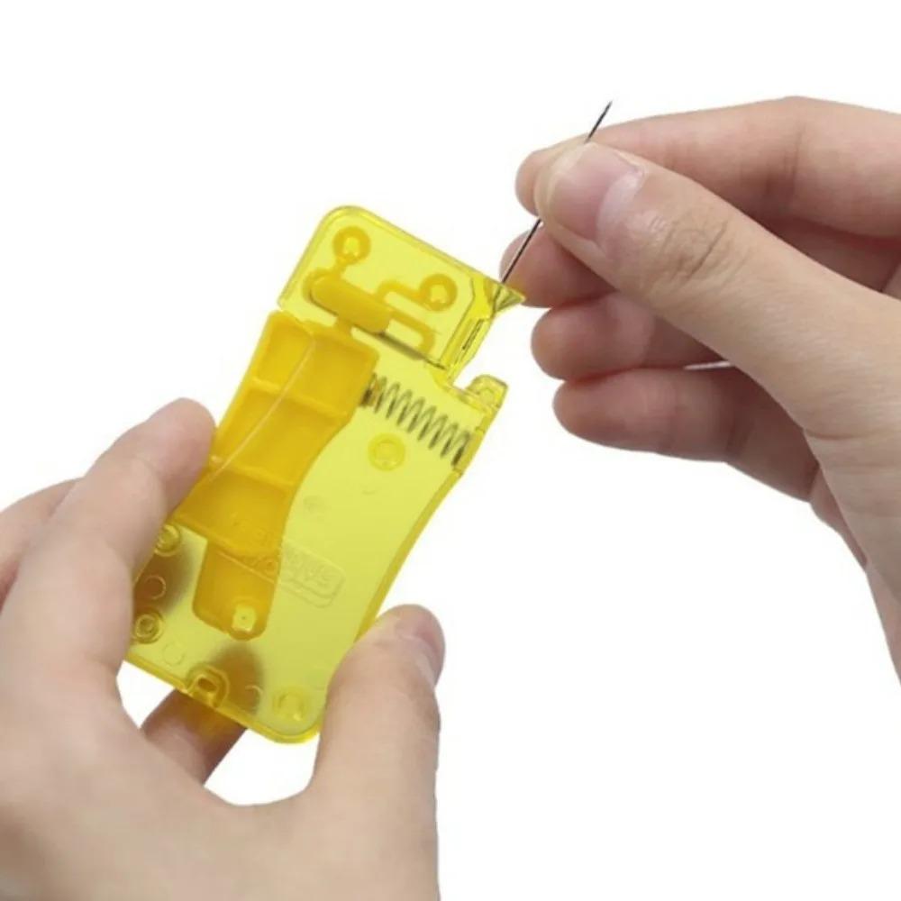 Spring Threader Tool Kit, Sewing Tools, Slip-Resistant Needle Inserter, Portable Vision Aid for Crafting & Sewing, DIY Handmade Supplies, Multifunctional Sewing Assistant, Home Sewing Machine Accessories, Easy Threading Device for Clothing Making