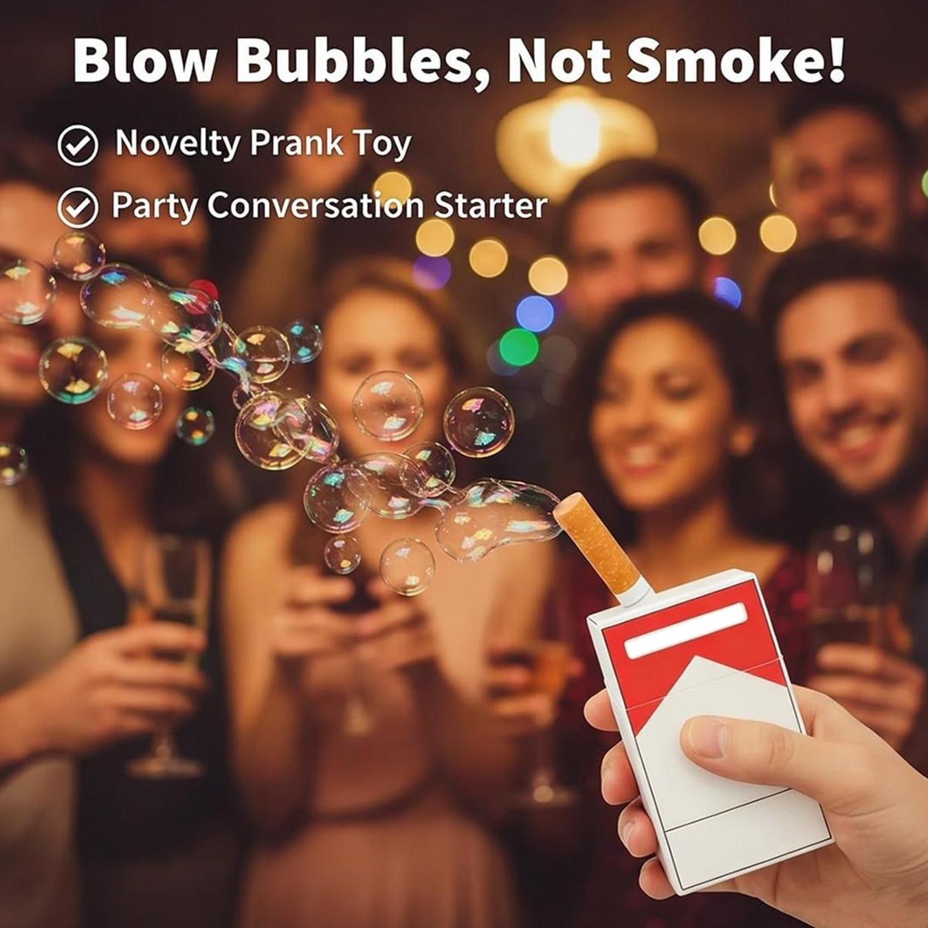 Funny Bubbles Blower with Empty Bottle, Bubbles Blower Relax Funny Mini Stress Relief Reliever & Recyclable, Novelty Style Relaxation Perfect for Parties, Gags, and Lighthearted Entertainment as Birthday or Party Gift Ideas