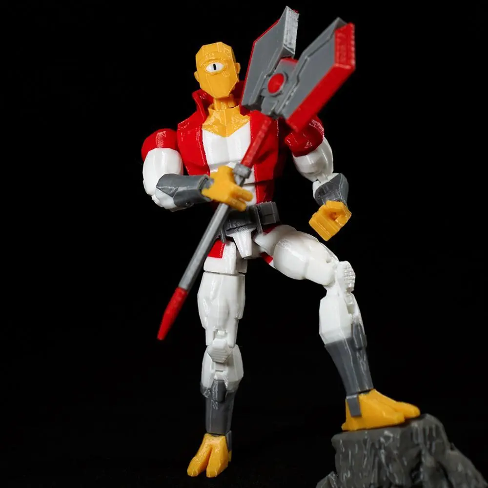 3D Printed Invincible Allen Toys Action Figures Anime Model Lucky Dummy 13 Superheroes Multi-Jointed Toy Ornaments Gifts