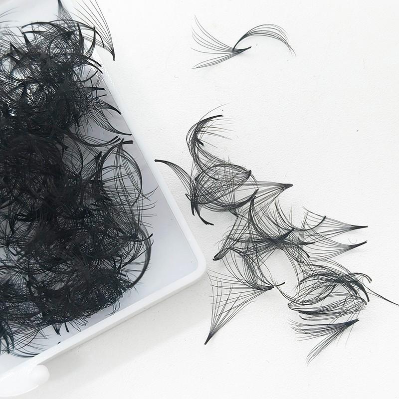 1000 Fans Premade Fans Eyelash Extensions,4D-5D-6D-7D, 0.07mm Thickness, Natural & Volume,8-15mm / Mixed Length, C / D Curl, Loose Fans, Easy to carry, Travel, Daily Commute, Evening Party