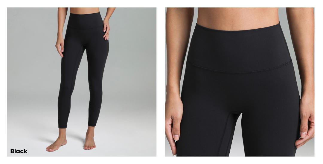 Colorfulkoala Dreamlux No Front Seam Leggings for Women 25"/28" Inseam High Waisted Seamless Buttery Soft Yoga Pants