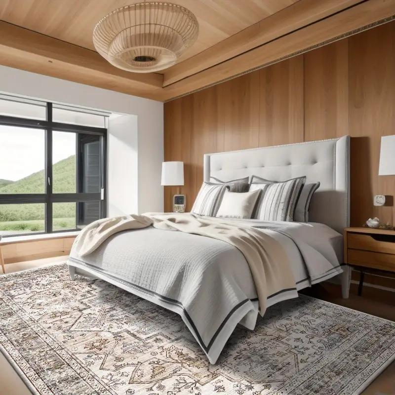 YIHOUSE  Boho Washable Rugs for Living Room, Area Rugs, Carpet,Soft Rug for Bedroom, Kid, Nursery, Dining Room，Non Slip, Low Pile