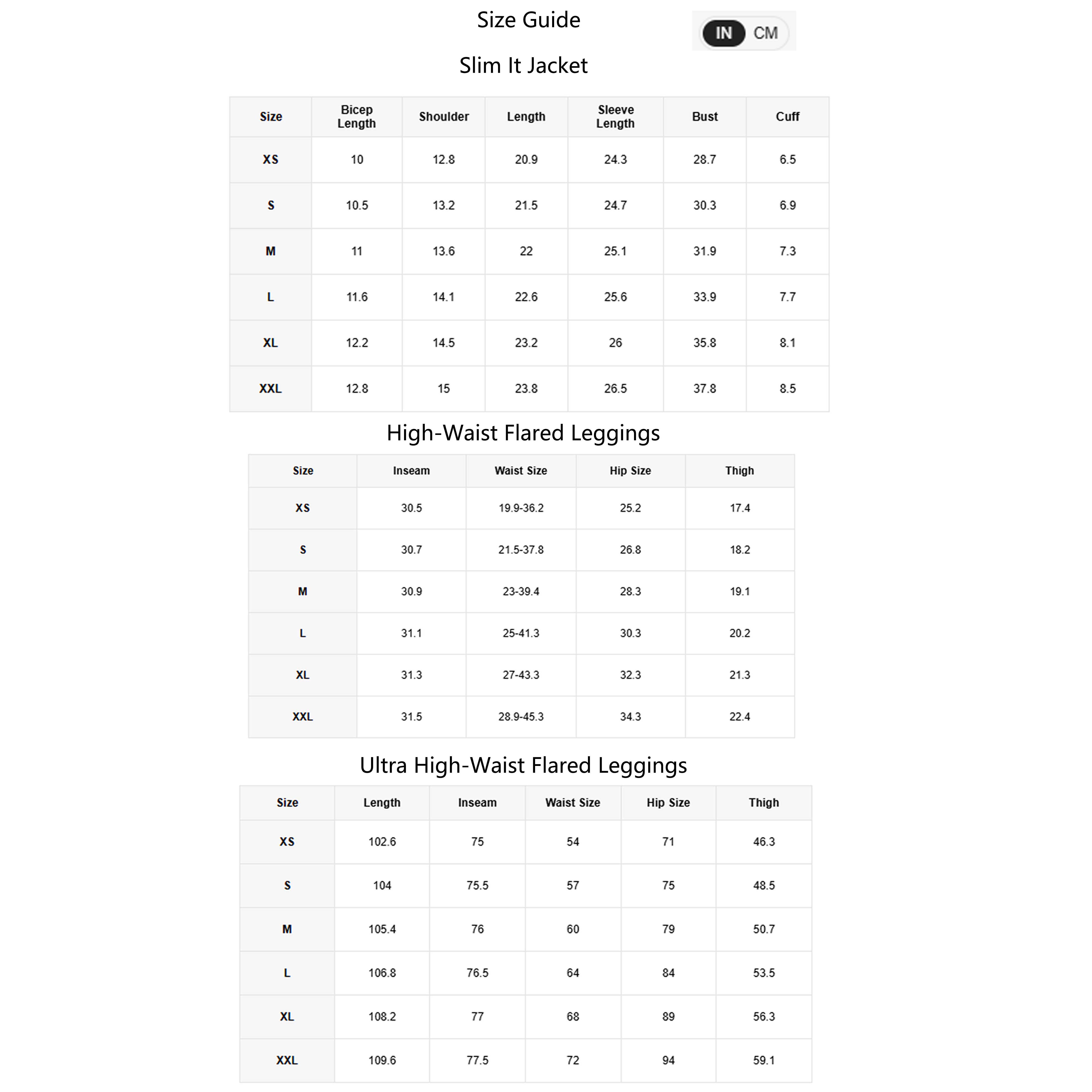 GLOWMODE 2PCS Slim-It BBL Jacket and 31"&35" Flare Leggings Daily Set Fall TikTokShopBlackFriday