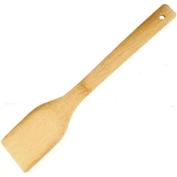 Wooden/ Kitchen Utensils Set & Kitchen Gadgets, Kitchen Essentials Cooking Utensils, Spatulas, Spoons and Crepe Spreader (1ct 12" Flat Spatula Kitchen Tools)