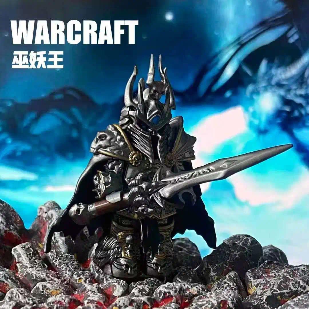 World Of Warcraft Wow Building Blocks Lich King Mini Action Figure Toys Berserk Guts Gus Building Block Figure Holiday gift