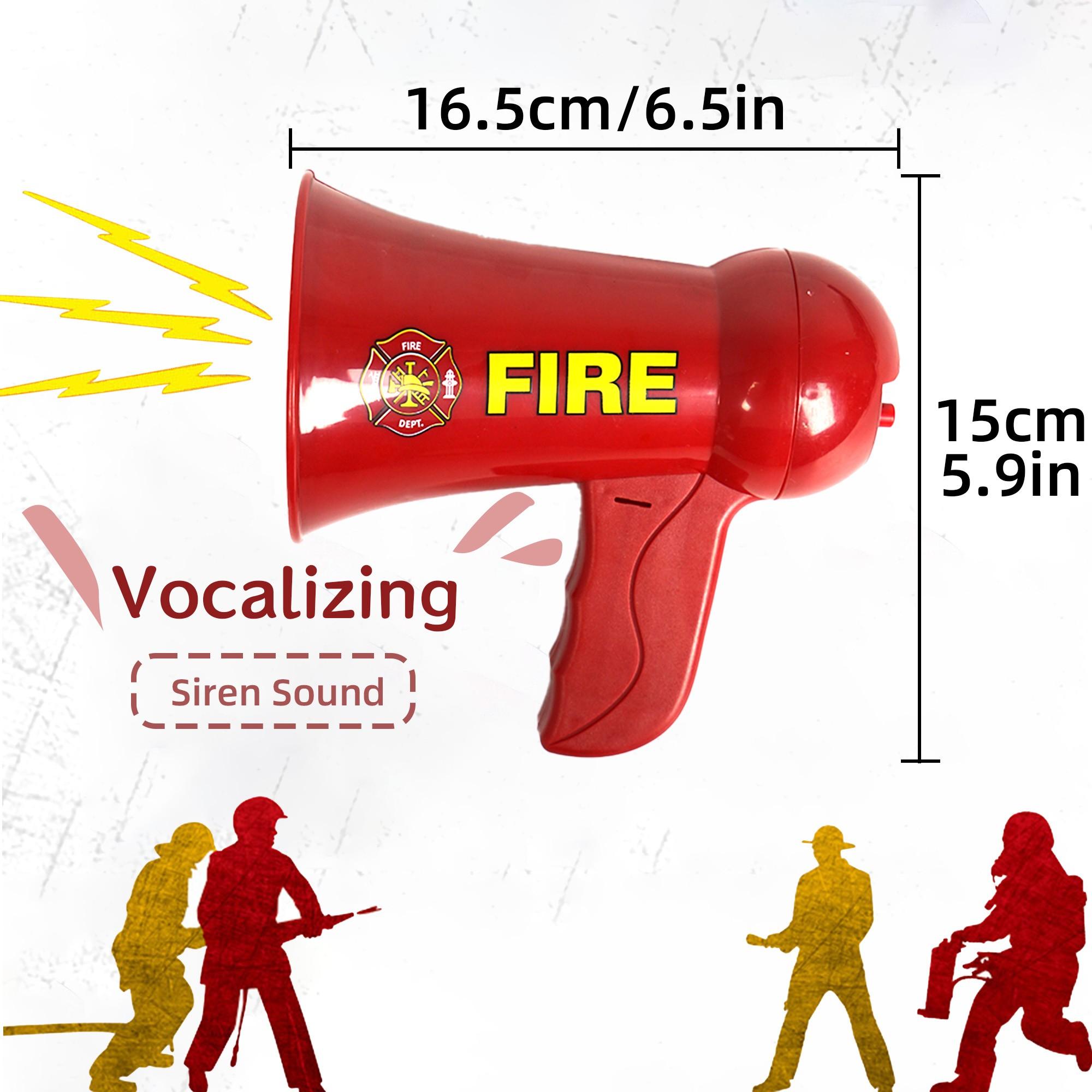 Handheld Voice Changer Megaphone Toy, Police Firefighter Role Play Kids Toy, Suitable for Boys and Girls, Fun Sound Amplifier