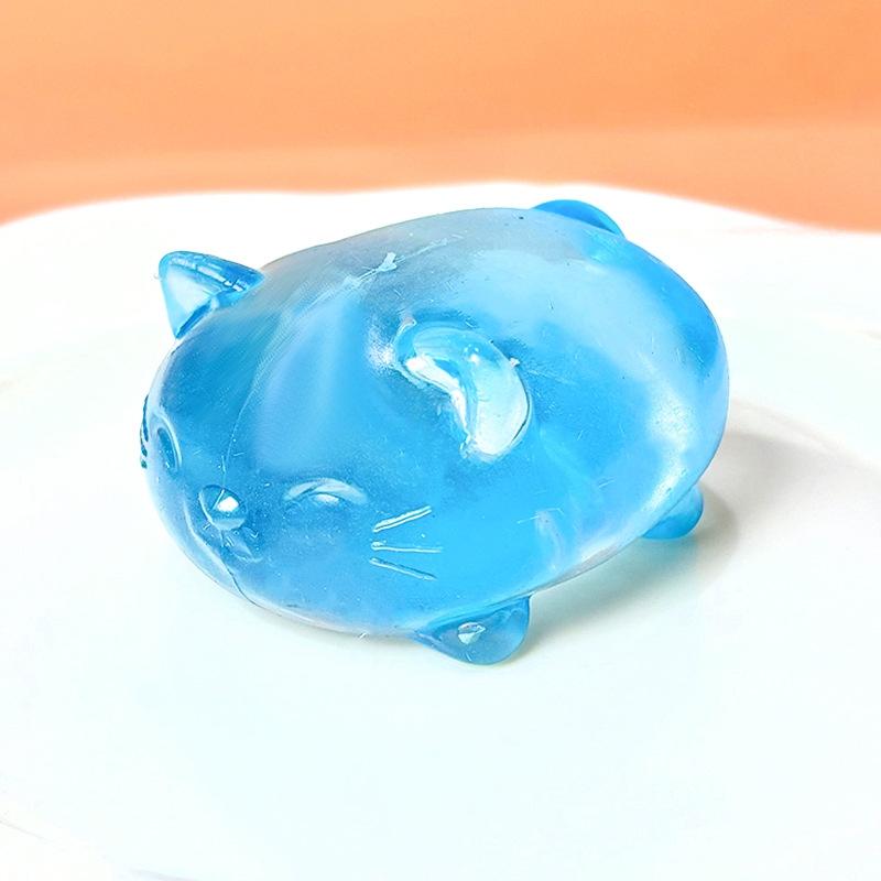 1/5pc Novelty Stress Relief Toy Set, Relieve Anxiety, Slow Resilience, Party Gift, Festival Gift Creativity, Soft and Slowly Rising Stress Relief Toys - Cute Desktop Accessories for Office Workers, Blue Series, Squishy Series, Boxed