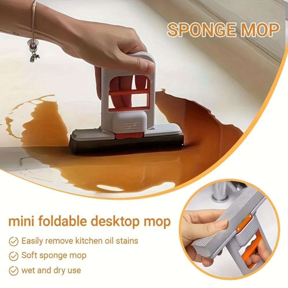 Multifunctional wet and dry mini floor cleaner, suitable for kitchens, living rooms, bathrooms and car glass