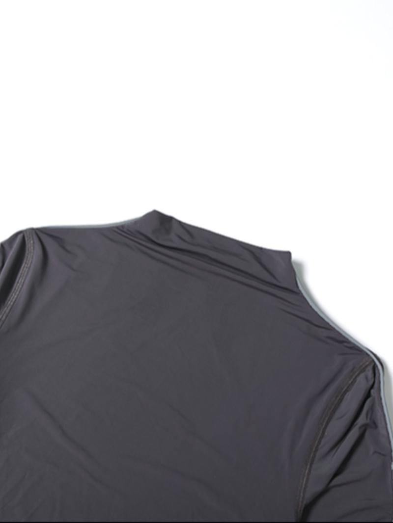 Women's Fashion Long Sleeve Jumpsuit Set, Solid Color Patchwork Tight Pants, Sexy High Waist Two-Piece, Casual Long Length