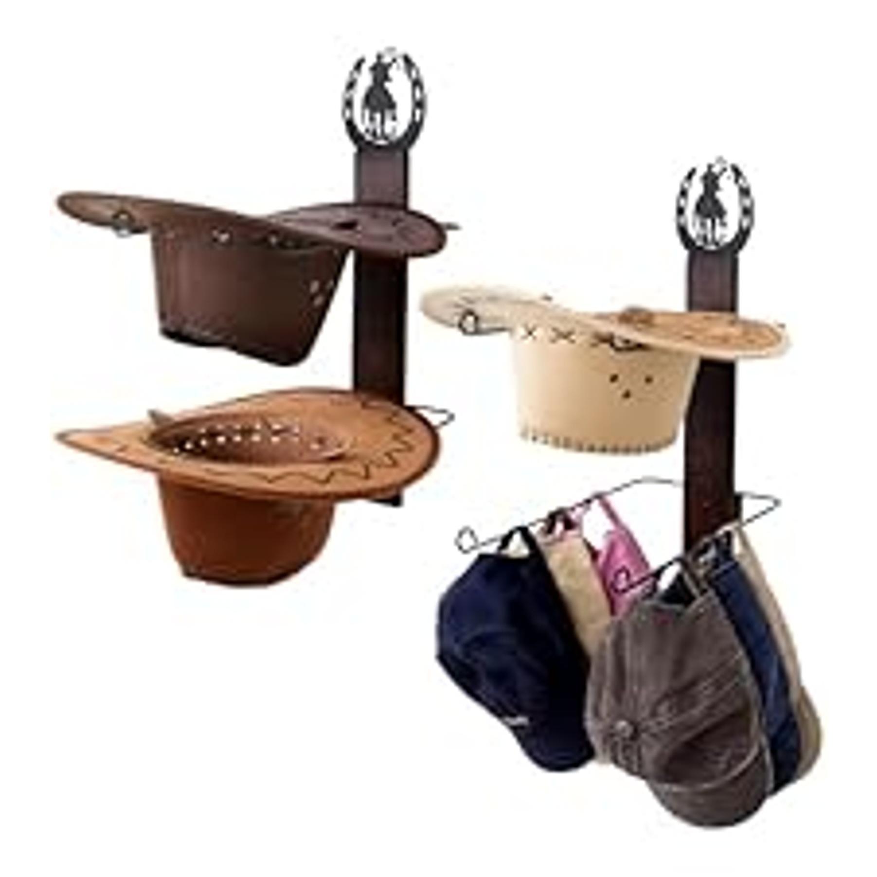 Hat Rack for Wall, Expandable Wall Hat Holder with 16 Hooks, 16 inch Wooden Wall Hook for Baseball Caps,Cowboy, Bag,Hoodie(Brown)