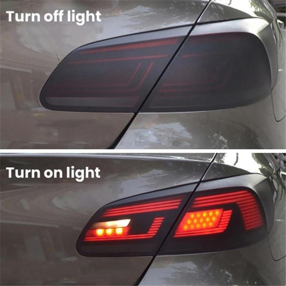 Matte Black Car Headlight Tint Film, Self-Adhesive Easy Install & Remove, Waterproof Heat-Resistant Uv Protection Scratch Guard, for Headlights Tail Lights, Fits Sedan SUV Truck