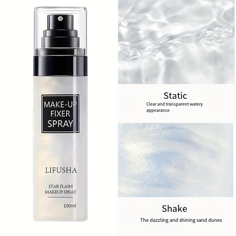Ounce Star Flash Quick-Dry Setting Spray - Brightening, delicate and high-gloss, long-lasting oil control, sweat-proof and moisturizing without makeup removal